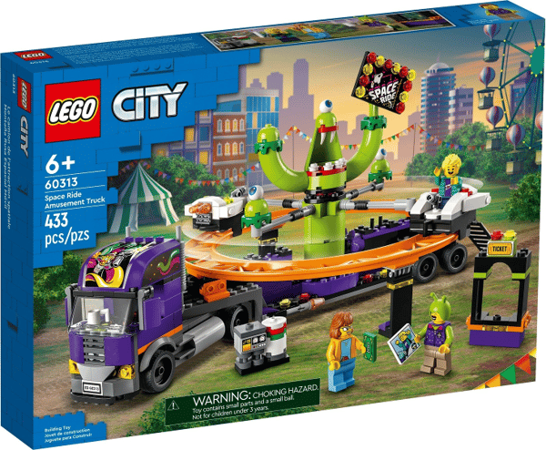 LEGO 60313 Lastbil med åkattraktion