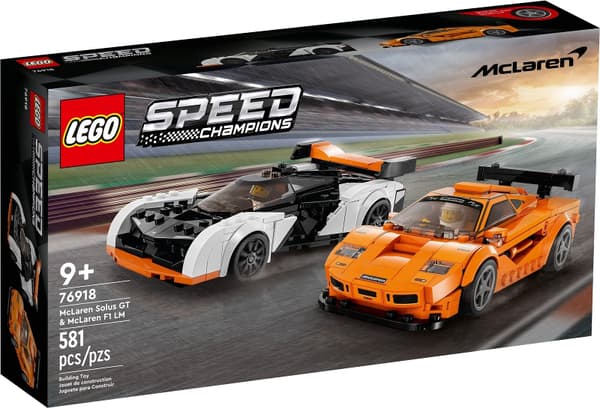 LEGO 76918 McLaren Solus GT og McLaren F1 LM