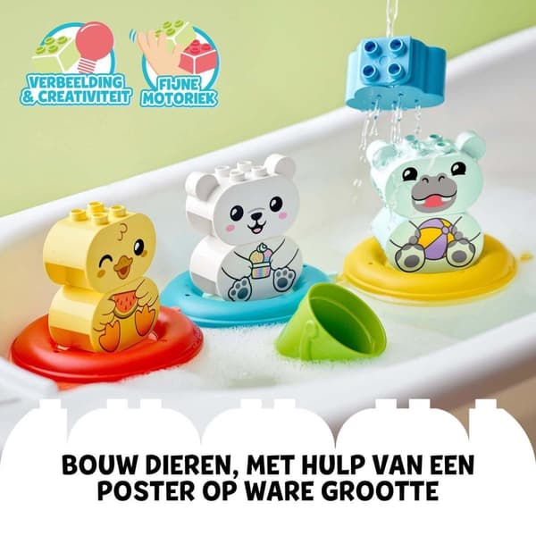 LEGO DUPLO 10965 KYLPYAIKAHAUSA: KELLUVA ELÄINJUNA
