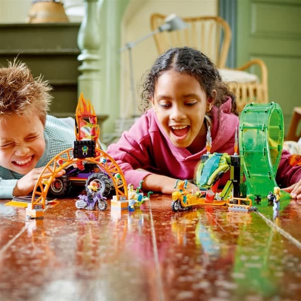 Lego City Stuntz 60339 Double Looping Stunt Arena