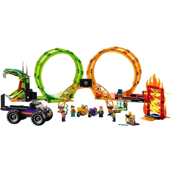 Lego City Stuntz 60339 Double Looping Stunt Arena