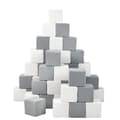 Miniatyrbild 2 av 3: Lekkuddar - 45 Blockdelar Vit Och Grå