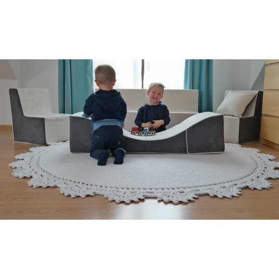 Legehynder - Møbelsæt Med Stol, Sofa Og Bord - Rød
