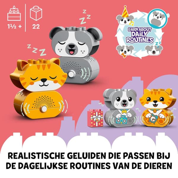 10977 LEGO DUPLO Ensimmäinen pentuni ja kissani äänellä