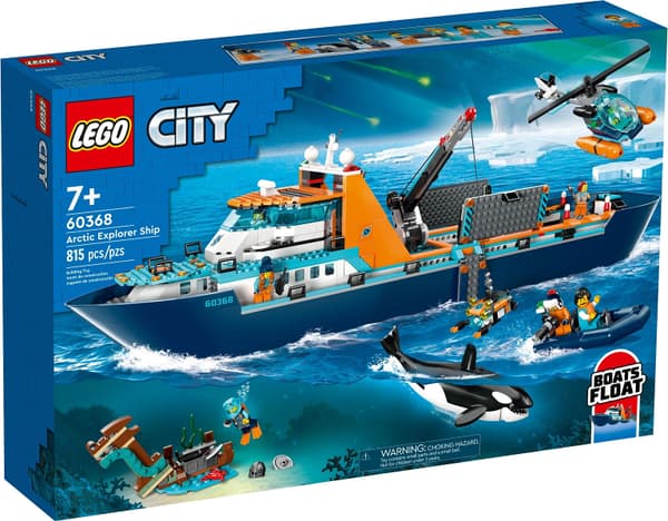LEGO 60368 Arktinen tutkimusretkialus