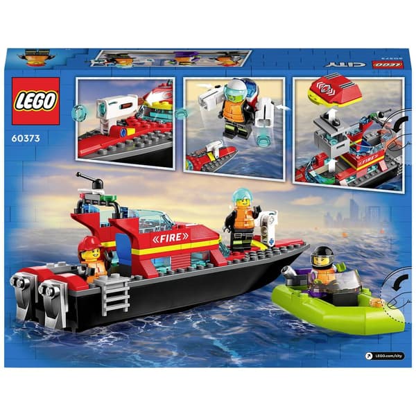 LEGO® CITY 60373 Brandbåt