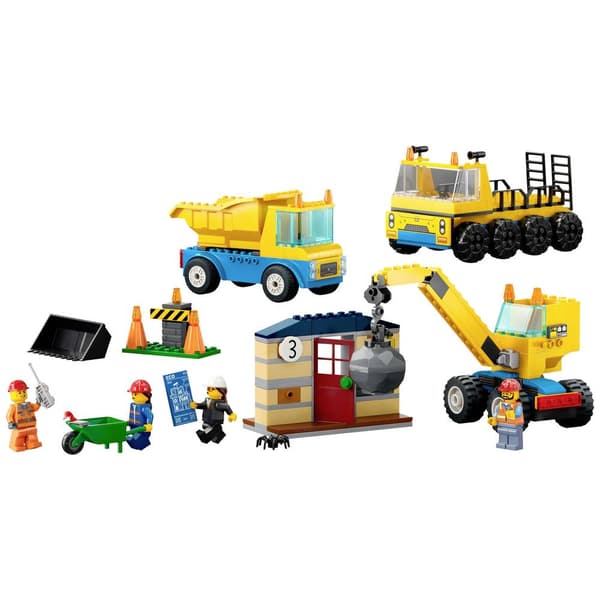 LEGO® CITY 60391 Byggfordon och kran med päronlampa