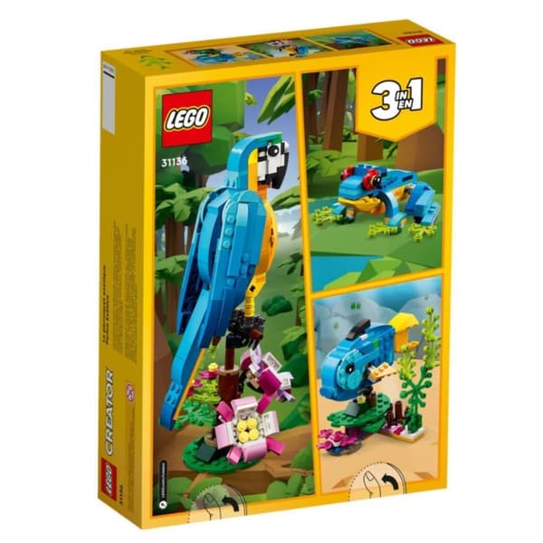 Lego Creator 31136 3in1 Exotic Papegaai