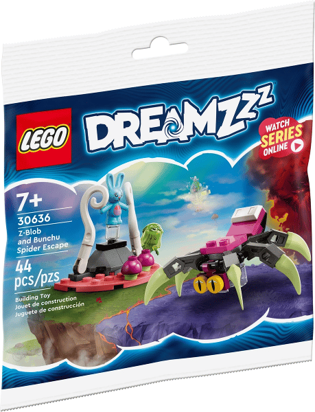 LEGO 30636 Z-Blob og Bunchus flugt fra edderkoppen