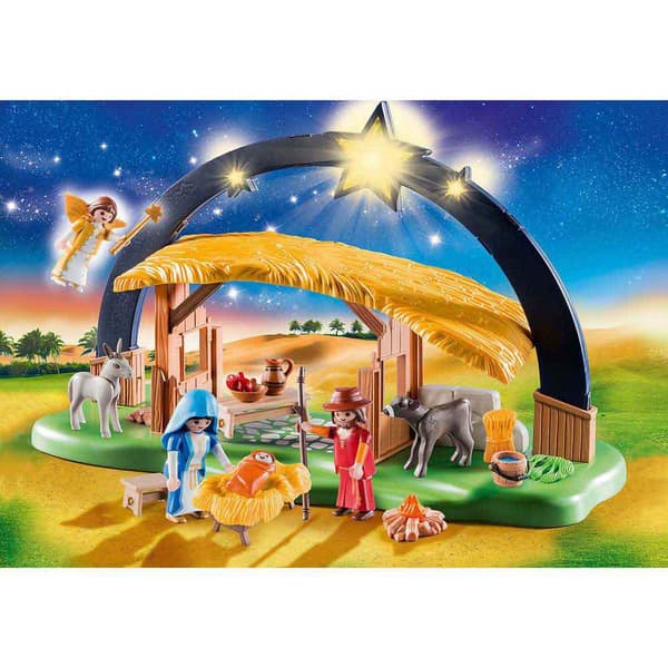 Playmobil Krybbe Med Lys 9494 Flerfarvet