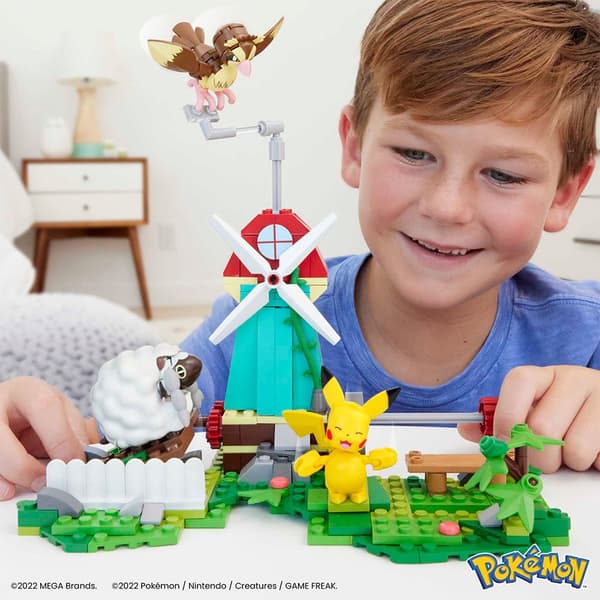 Mega Construx Tuulen Kaupunki Pokémon Vihreä