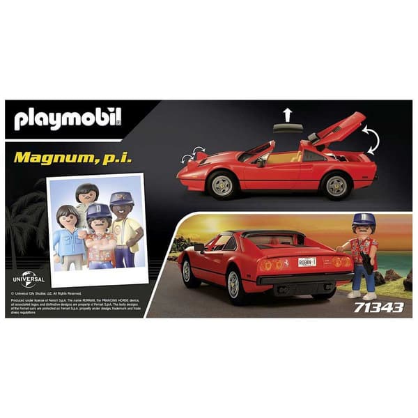 Playmobil Konstruktionsspel Magnum Ferrari 308gt Röd