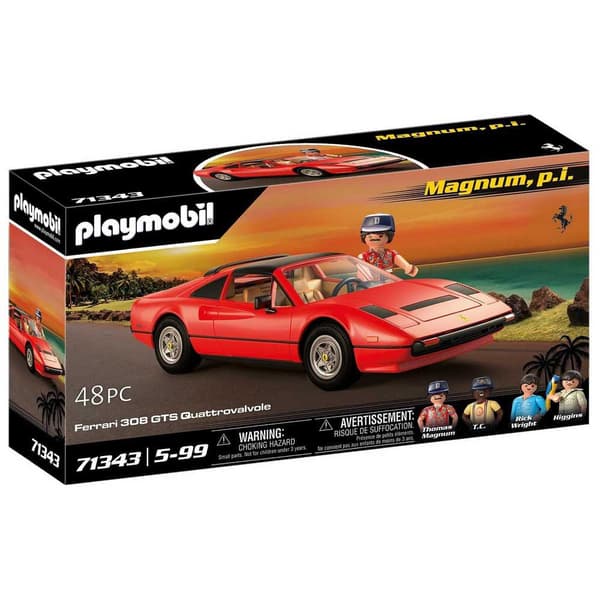 Playmobil Konstruktionsspel Magnum Ferrari 308gt Röd