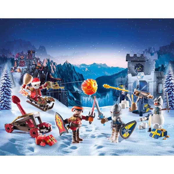 Playmobil Adventskalender Snow Battle Construction Game Novelmore Flerfärgad