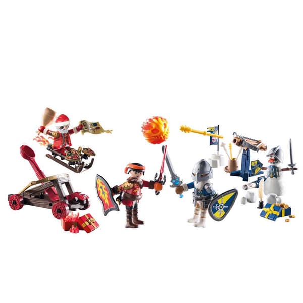Playmobil Adventskalender Snow Battle Construction Game Novelmore Flerfärgad