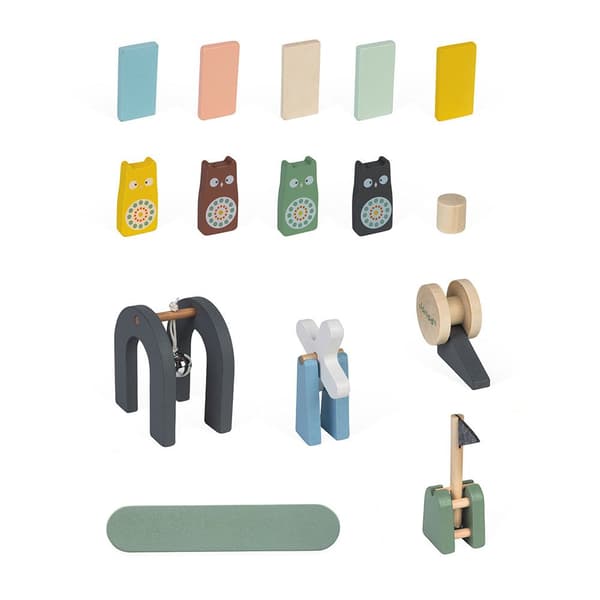 Janod Sweet Cocoon Dominoes Flerfärgad 3-8 Years