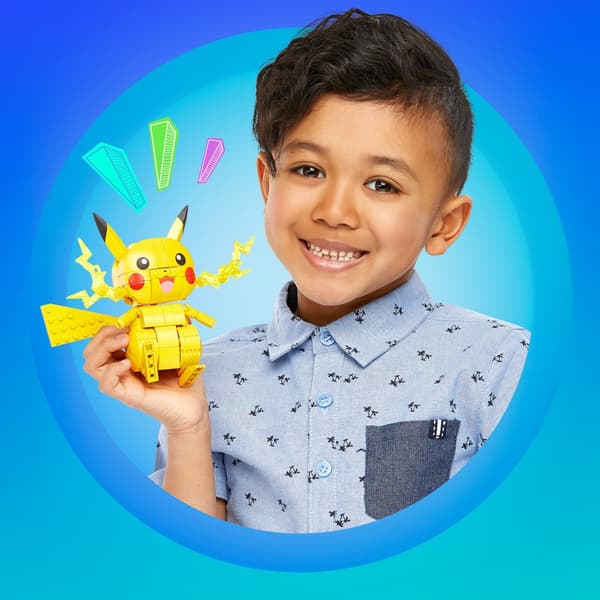 Mega Construx Pokémon M Pikachu Flerfärgad