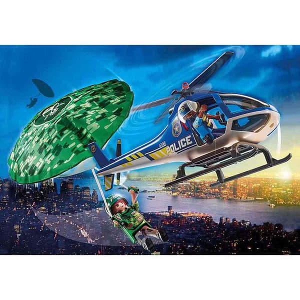 Playmobil Polishelikopter Jakt På Fallskärm 70569 Flerfärgad
