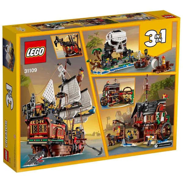 Lego Piratskib Creator Flerfarvet