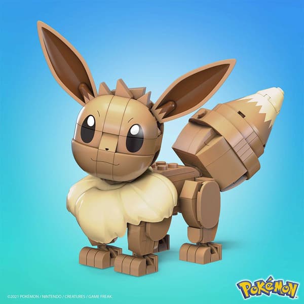 Mega Construx Eevee Byggset Byggleksaker För Barn Pokémon Brun 7 Years