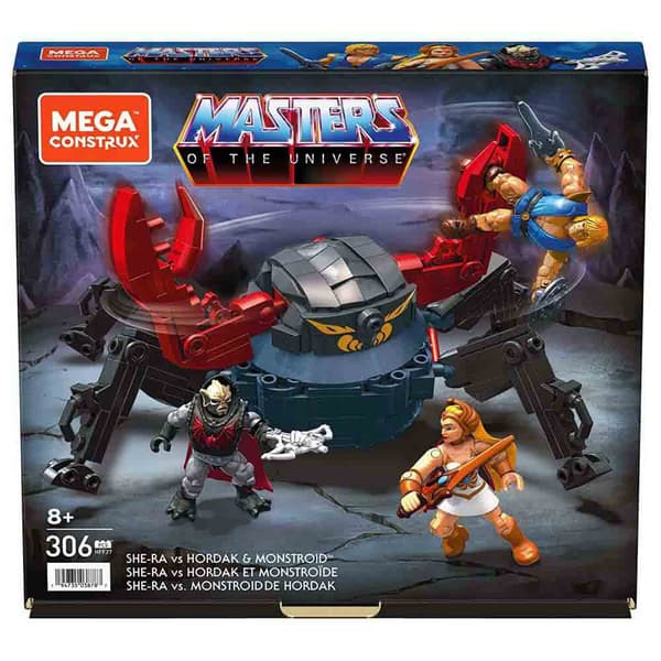 Mega Construx Hän Ra Vs Ja Monstroid Attack Vehicle Rakennussetti Rakennuslelut Lapsille Hordak Monivärinen 8 Years
