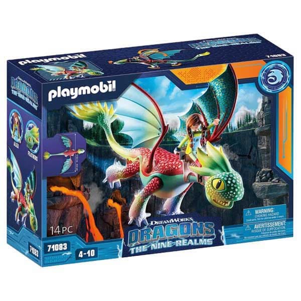 Playmobil Fjädrar & Alex Dragons: Nine Realms: Flerfärgad