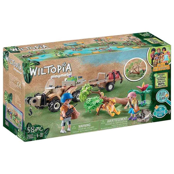 Playmobil Djurräddning Quad Flerfärgad