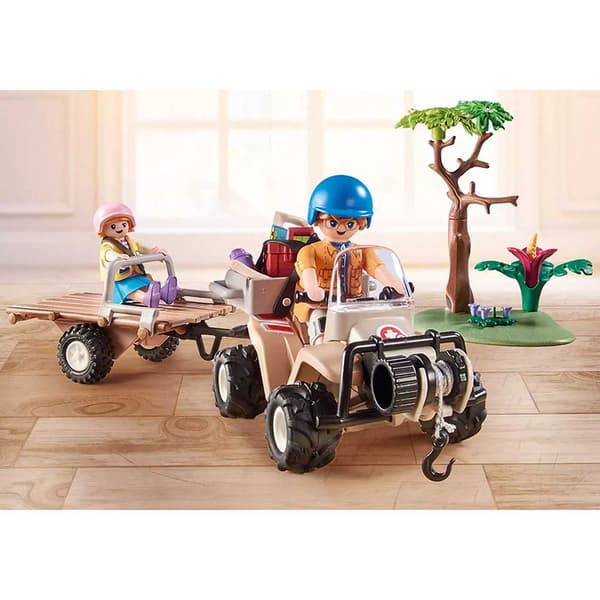 Playmobil Djurräddning Quad Flerfärgad