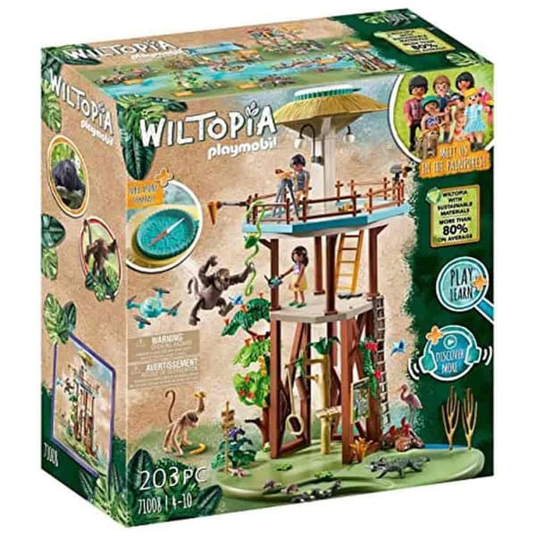 Playmobil Tutkimustorni Kompassilla Vihreä