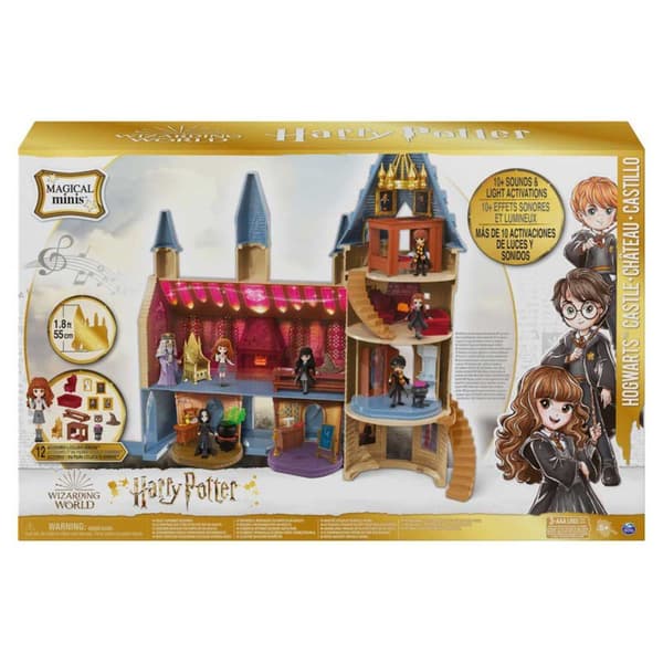 Harry Potter Linna Magical Minis Hogwarts Monivärinen