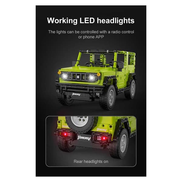 Deqube 1:12 Suzuki Jimny App+rc 579 Stykker Spil Konstruktion Flerfarvet