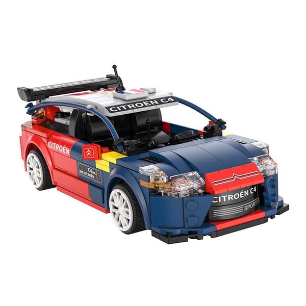 Deqube 1:18 Citroën C4 Wrc Sebastian Loeb App+rc 329 Stykker Spil Konstruktion Flerfarvet