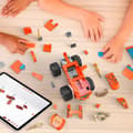 Miniatyrbillede 3 af 6: Mega Construx Spor Tiger Shark Monster Trucks Gylden