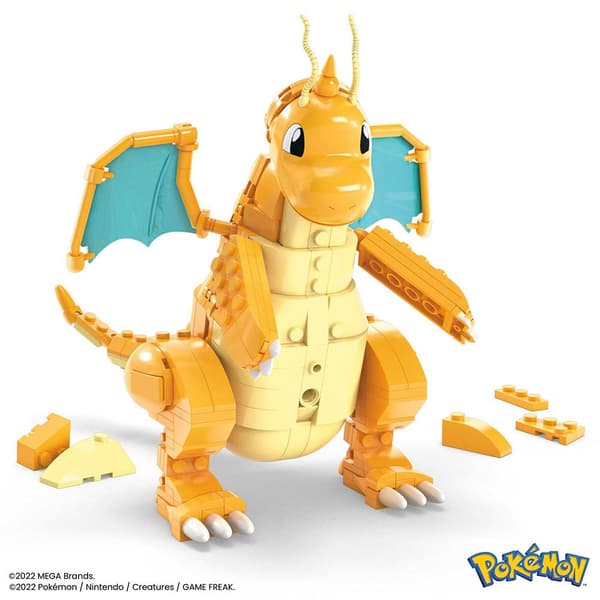 Mega Construx Pokémon Dragonite Kultainen
