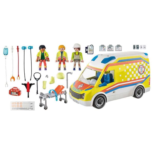Playmobil Ambulance Med Lys Og Lyd Gylden