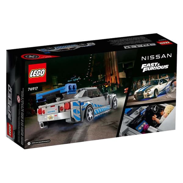 Lego Af Nissan Skyline Gt-r (r34) 2 Hurtig 2 Rasende Søvfarvet