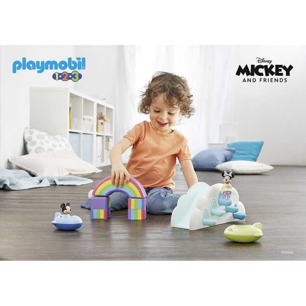 Playmobil Og Minnie House In The Clouds Construction Game 1.2.3 & Disney: Mickey Flerfarvet