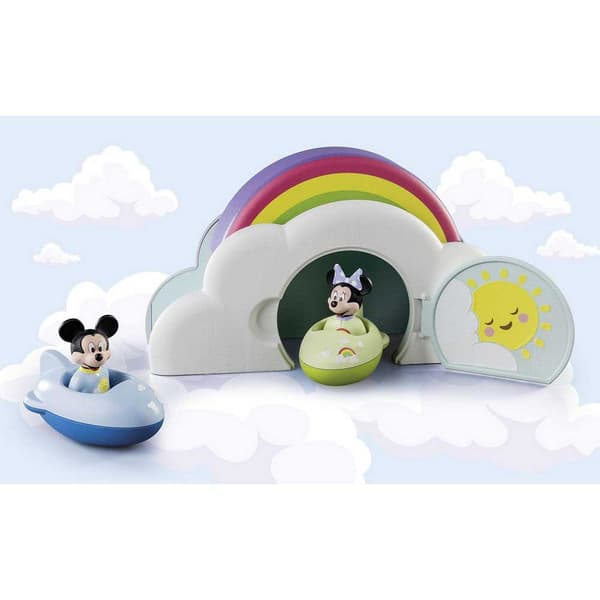 Playmobil Og Minnie House In The Clouds Construction Game 1.2.3 & Disney: Mickey Flerfarvet