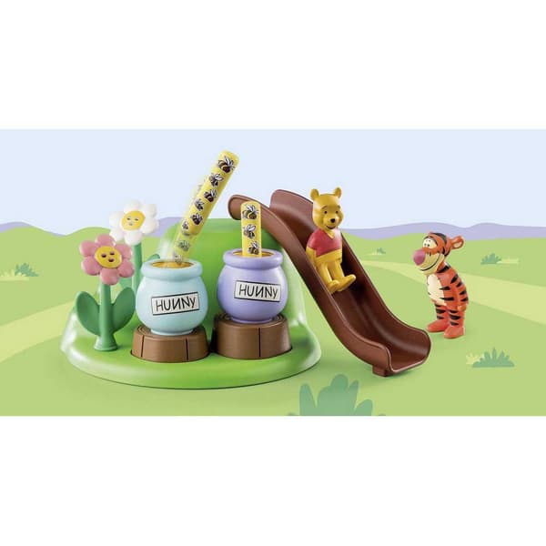 Playmobil Mehiläisten Puutarhanrakennuspeli 1.2.3 & Disney: Winnie The Pooh & Tigger Pinkki