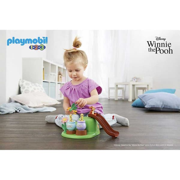 Playmobil Mehiläisten Puutarhanrakennuspeli 1.2.3 & Disney: Winnie The Pooh & Tigger Pinkki