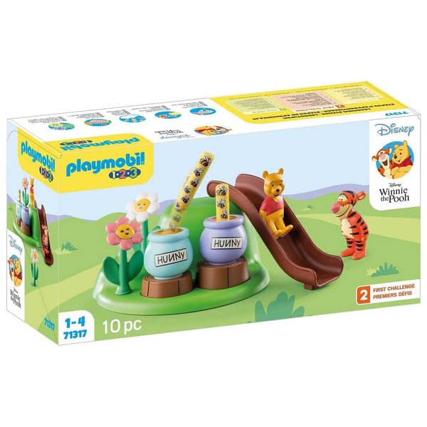 Playmobil Mehiläisten Puutarhanrakennuspeli 1.2.3 & Disney: Winnie The Pooh & Tigger Pinkki