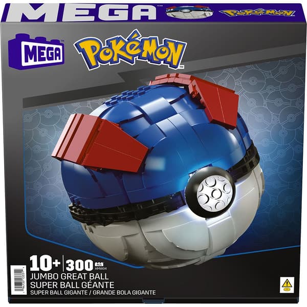 Mega Pokémon Jumbo Great Ball Blå