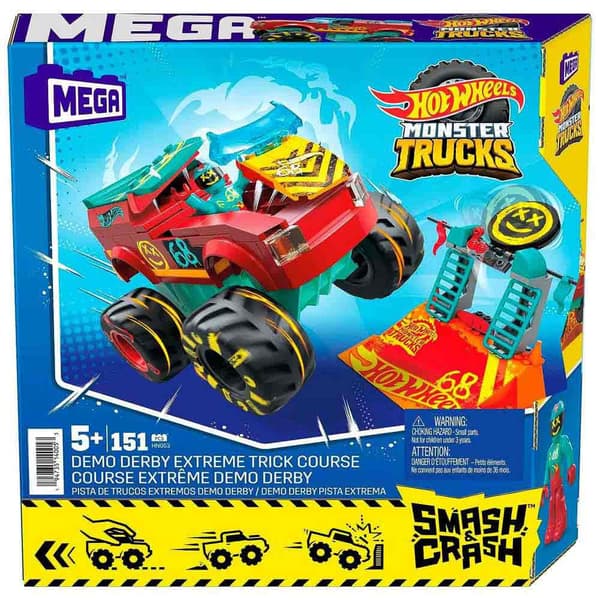 Mega Construx Hot Wheels Monster Trucks Pista Demo Derby Flerfarvet
