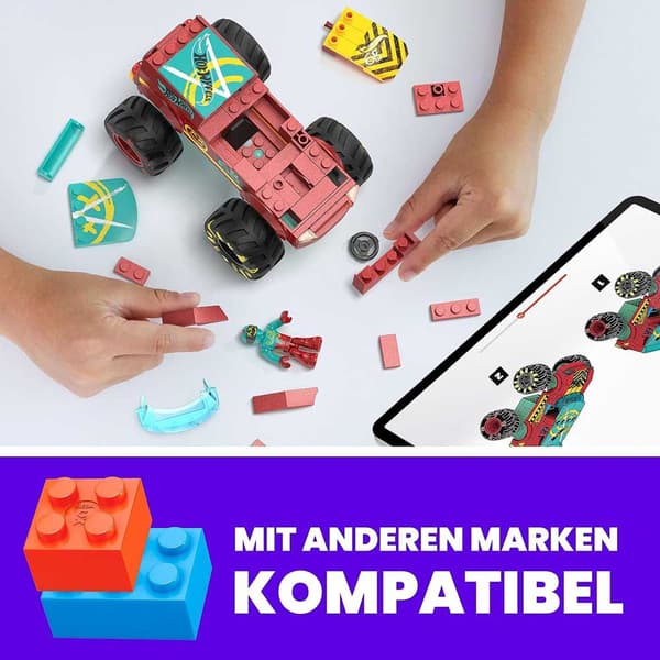 Mega Construx Hot Wheels Monster Trucks Pista Demo Derby Flerfarvet