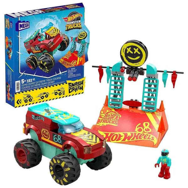 Mega Construx Hot Wheels Monster Trucks Pista Demo Derby Flerfarvet