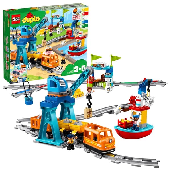 Lego Duplo 10875 Cargo Train Monivärinen