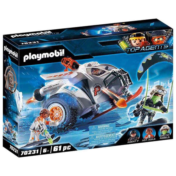 Playmobil Snow Glider 70231 Spy Team Flerfärgad