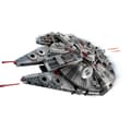 Miniatyrbild 3 av 10: Lego Millennium Falcon Construction Playset Star Wars Grå