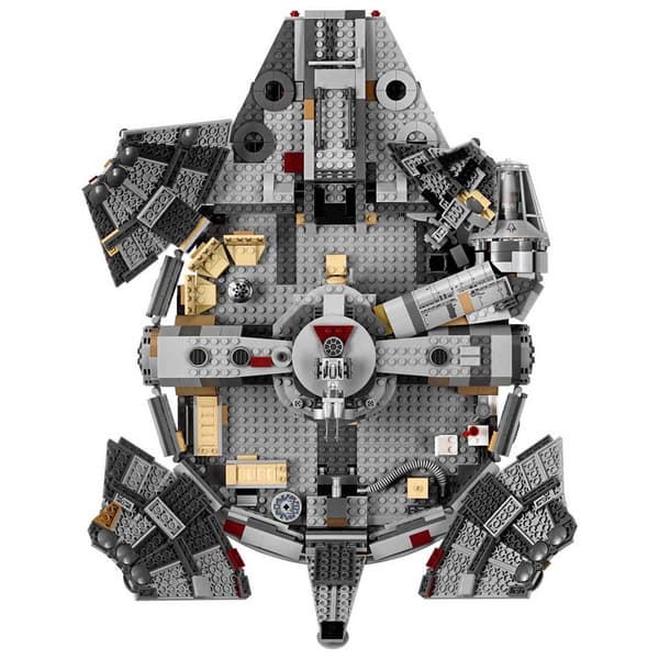 Lego Millennium Falcon Construction Playset Star Wars Grå