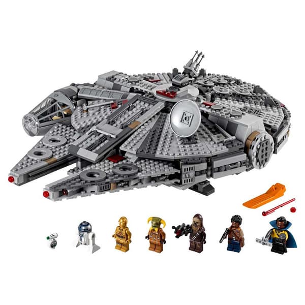 Lego Millennium Falcon Construction Playset Star Wars Grå